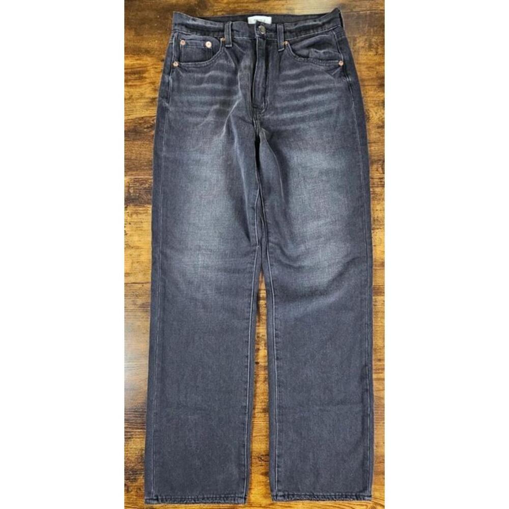 Pistola Denim High Rise‎ Cassie Mom Jeans Women 27 Black Striaght Leg